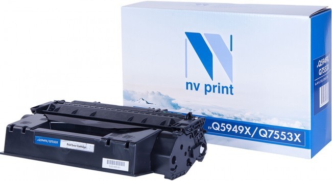 Картридж NV Print Q5949X/ Q7553X для принтеров HP LaserJet 1320tn/ 3390/ 3392/ P2014/ P2015/ P2015dn/ P2015n/ P2015x/ M2727nf/ M2727nfs, 7000 страниц