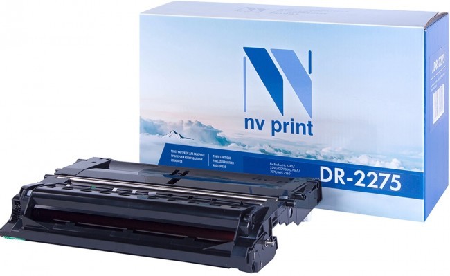 Барабан NV Print DR-2275 для принтеров Brother HL-2240R/ 2240DR/ 2250DNR/ FAX-2940R/ DCP-7057R/ 7057WR/ 7060DR/ 7065DNR/ 7070DWR/ MFC-7360NR/ 7860DWR, 12000 страниц