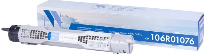 Картридж NV Print 106R01076 Черный для принтеров Xerox Phaser 6300/ 6350, 4000 страниц