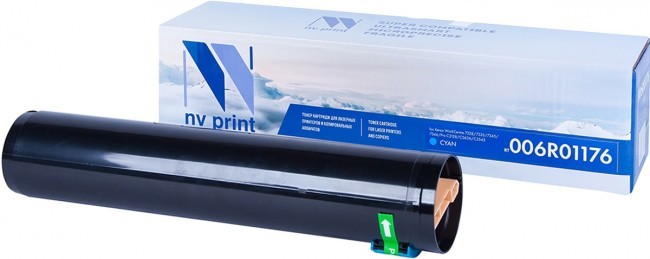 Картридж NV Print 006R01176 Голубой для принтеров Xerox WorkCentre 7328/ 7335/ 7345/ 7346/ Pro C2128/ C2636/ C3545, 16000 страниц