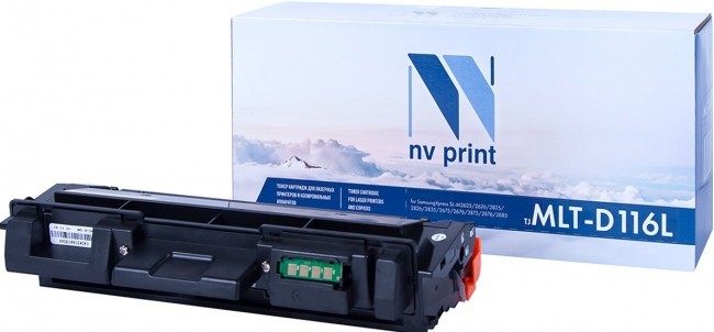 Картридж NV Print MLT-D116L для принтеров Samsung Xpress SL-M2625/ 2626/ 2825/ 2826/ 2835, M2675/ 2676/ 2875/ 2876/ 2885, 3000 страниц