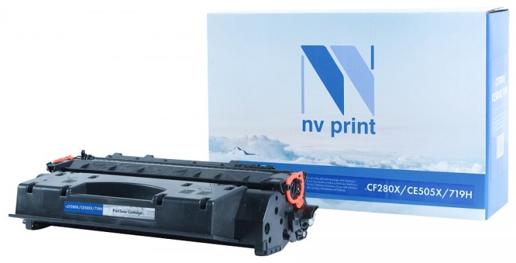 Картридж NV Print CF280X/CE505X/719H для принтеров HP LaserJet Pro MFP M425/ M401/ P2055 Canon LBP-6300dn, 6900 страниц