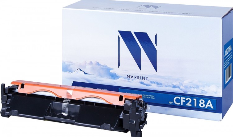 Картридж NV Print CF218A (БЕЗ ЧИПА) для принтеров HP LaserJet Pro M104a/ M104w/ M132a/ M132fn/ M132fw/ M132nw, 1400 страниц