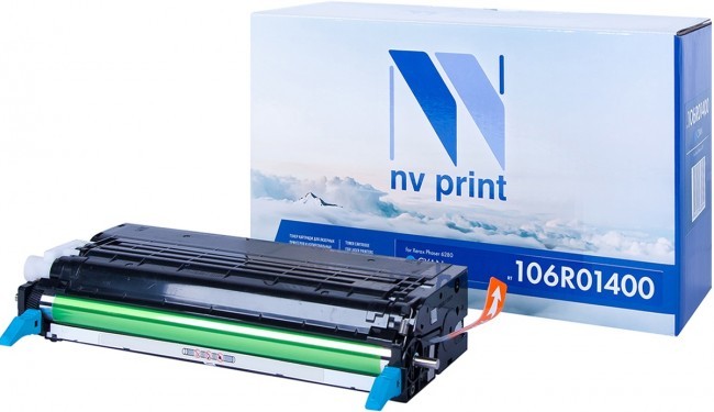 Картридж NV Print 106R01400 Голубой для принтеров Xerox Phaser 6280, 5900 страниц