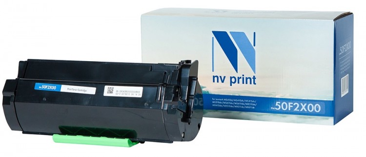 Картридж NV Print 50F2X00 для принтеров Lexmark MS410d/ MS410dn/ MS415dn/ MS510dn/ MS610dn/ MS610de/ MX310de/ MX410de/ MX510de/ MX511de/ MX611de, 10000 страниц