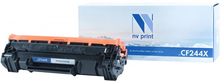 Картридж NV Print CF244X для принтеров HP LaserJet Pro M28a/  M28w/  M15a/  M15w, 2200 страниц