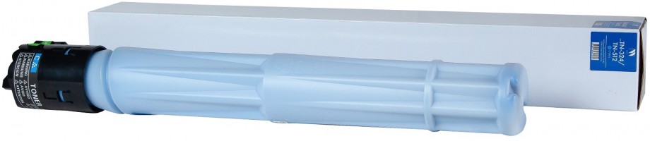 Тонер-Картридж NV Print TN-324 | TN-512 Cyan для принтеров Konica Minolta Bizhub С258/ C308/ C368/ C454/ C554, 26000 страниц