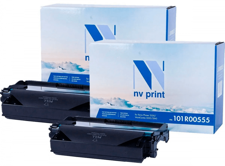 Барабан NV Print 101R00555 DU-SET2 для принтеров Xerox WorkCentre 3335/ 334, (2 шт) 30000 страниц