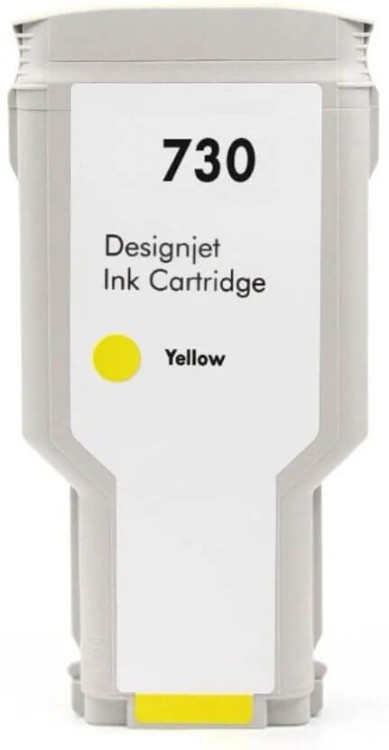 Картридж NV Print №730 (NV-P2V70A) Yellow для HP DesignJet T1600/ T1700/ T2600, жёлтый, 300 мл