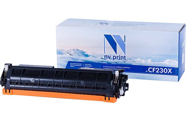 Картридж NV Print CF230X (БЕЗ ЧИПА) для принтеров HP LaserJet Pro M203/ MPF M227, 3500 страниц
