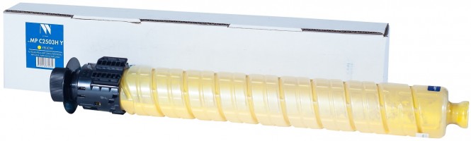 Картридж NV Print MPC2503H Жёлтый для принтеров Ricoh Aficio MPC2003/ MPC2004/ MPC2011/ MPC2503/ MPC2504, 9500 страниц