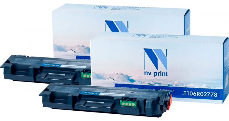 Картридж NV Print NV-T106R02778-SET2 для принтеров Xerox Phaser 3052 ...