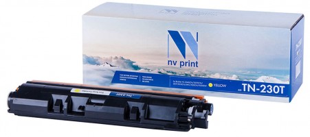 Картридж NV Print TN-230T Желтый для принтеров Brother HL-3040CN/ 3070CW/ DCP-9010CN/ MFC-9120CN/ 9320DW, 1400 страниц