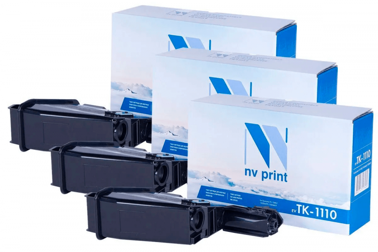 Картридж NV Print NV-TK-1110-SET3 для принтеров Kyocera FS-1040/ FS-1020MFP/ FS-1120MFP, (3 шт) 2500 страниц