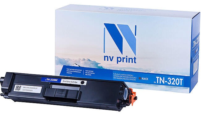 Картридж NV Print TN-320T Черный для принтеров Brother HL-4140CN/ 4150CDN/ 4570CDW/ DPC-9055CDN/ 9270CDN/ MFC-9460CDN/ 9465CDN/ 9970CDN, 2500 страниц