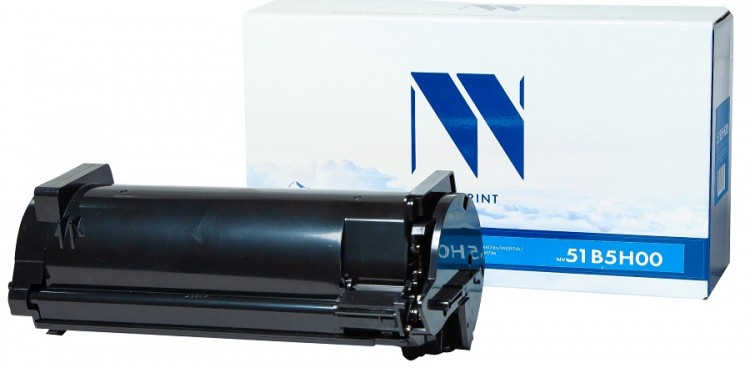 Картридж NV Print 51B5H00 для принтеров Lexmark MS417dn/ MX417dn/ MS517dn/ MX517de/ MS617dn/ MX617de, 8500 страниц