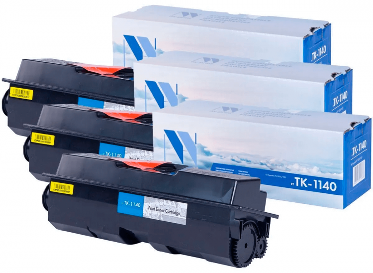 Картридж NV Print NV-TK-1140-SET3 для принтеров Kyocera FS-1035MFP/ FS-1135MFP/ Kyocera Ecosys M2035dn/ M2535dn, (3 шт) 7200 страниц