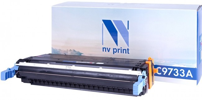 Картридж NV Print C9733A Пурпурный для принтеров HP LaserJet Color 5500/ 5500dn/ 5500dtn/ 5500hdn/ 5500n/ 5550/ 5550dn/ 5550dtn/ 5550hdn/ 5550n, 12000 страниц