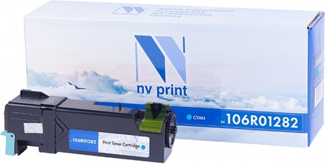 Картридж NV Print 106R01282 Голубой для принтеров Xerox Phaser 6130, 1900 страниц