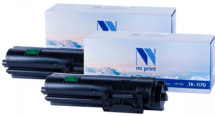 Картридж NV Print NV-TK-1170-SET2 для принтеров Kyocera Ecosys M2040dn/ M2540dn/ M2640idw, (2 шт) 7200 страниц