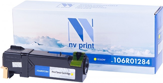 Картридж NV Print 106R01284 Желтый для принтеров Xerox Phaser 6130, 1900 страниц