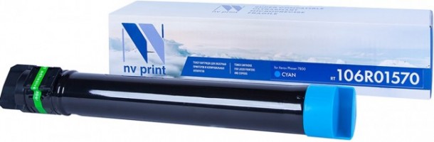 Картридж NV Print 106R01570 Голубой для принтеров Xerox Phaser 7800, 17200 страниц