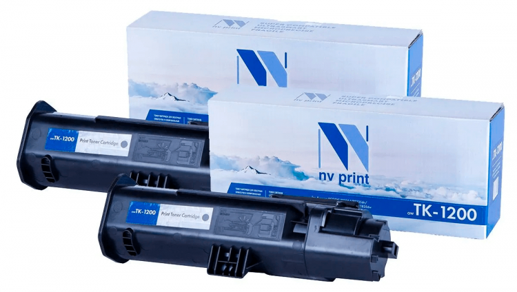 Картридж NV Print NV-TK-1200-SET2 для принтеров Kyocera Ecosys M2235dn/ M2735dn/ M2835dw/ P2335d/ P2335dn/ P2335dw, (2 шт) 3000 страниц