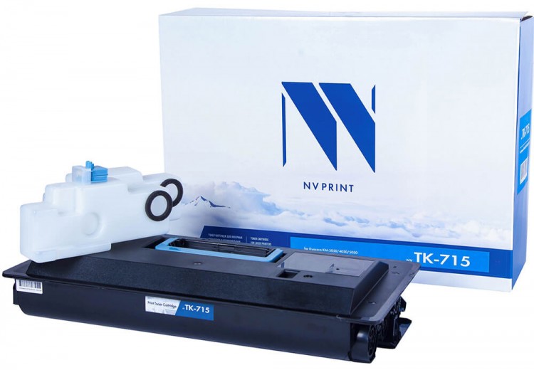 Картридж NV Print TK-715 для принтеров Kyocera KM-3050/ 4050/ 5050, 34000 страниц