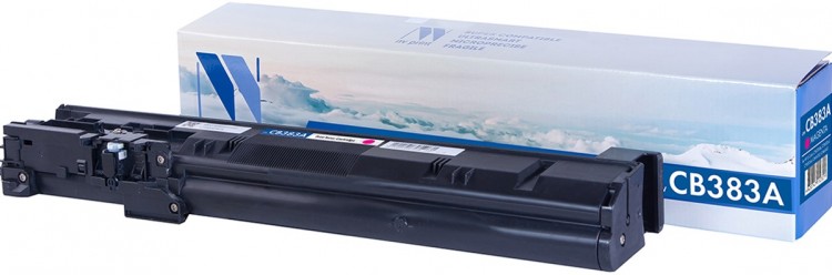 Картридж NV Print CB383A Пурпурный для принтеров HP LaserJet Color CP6015dn/ CP6015n/ CP6015xh/ CM6030/ CM6040, 21000 страниц