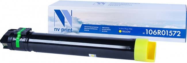 Картридж NV Print 106R01572 Желтый для принтеров Xerox Phaser 7800, 17200 страниц