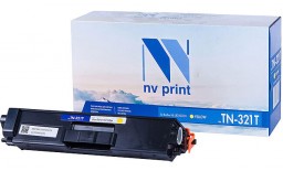 Картридж NV Print TN-321T Желтый для принтеров Brother HL-L8250CDN, 1500 страниц