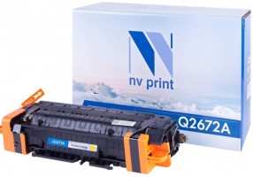 Картридж NV Print Q2672A Желтый для принтеров HP LaserJet Color 3500/ 3550n/ 3700, 4000 страниц