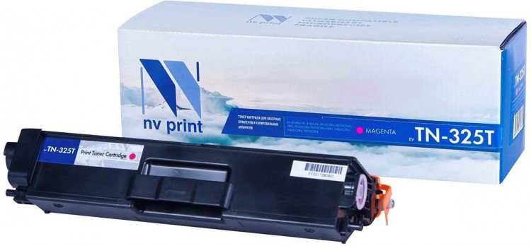 Картридж NV Print TN-325T Пурпурный для принтеров Brother HL-4140CN/ 4150CDN/ 4570CDW/ DPC-9055CDN/ 9270CDN/ MFC-9460CDN/ 9465CDN/ 9970CDN, 3500 страниц