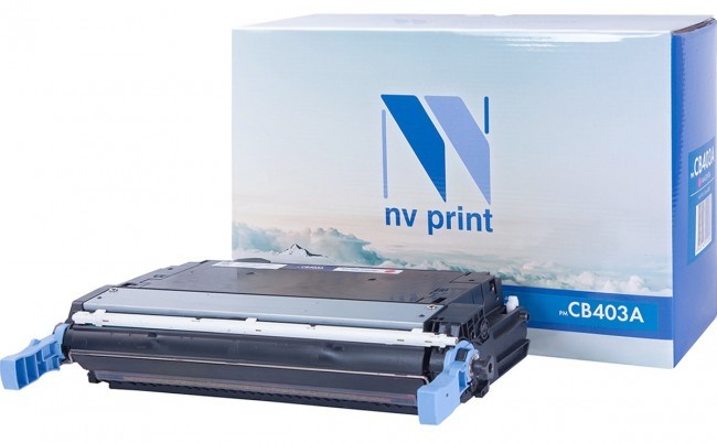 Картридж NV Print CB403A Пурпурный для принтеров HP LaserJet Color CP4005, 7500 страниц