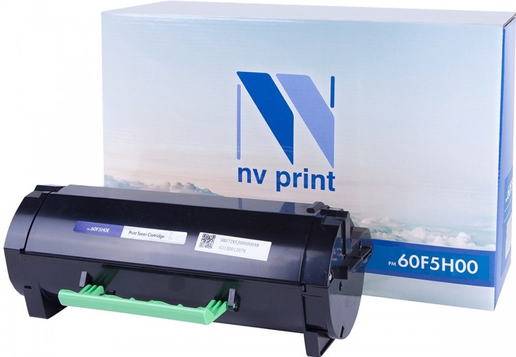 Картридж NV Print 60F5H00 для принтеров Lexmark MX310dn/ MX410de/ MX510de/ MX511dte/ MX611dhe/ MX611de/ MX511dhe, 10000 страниц