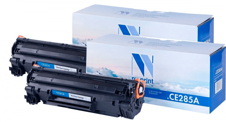 Картридж NV Print NV-CE285A-SET3 для принтеров HP LaserJet Pro M1132/ M1212nf/ M1217nfw/ P1102/ P1102w/ M1214nfh/ M1132s, (3 шт) 1600 страниц