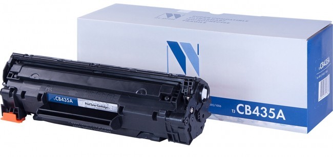 Картридж NV Print CB435A для принтеров HP LaserJet P1005/ P1006, 1500 страниц