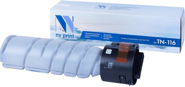 Картридж NV Print TN-116 для принтеров Konica Minolta 164/ 165/ 185, 9000 страниц