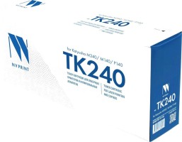 Картридж NV Print TK240 (NV-TK240) для Катюша P140/ M140/ M240, чёрный, 3000 стр.