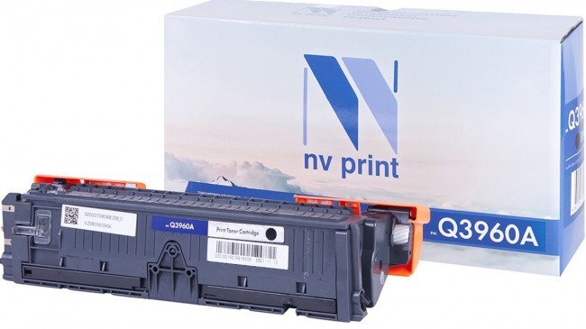 Картридж NV Print Q3960A Черный для принтеров HP LaserJet Color 2820/ 2840/ 2550L/ 2550Ln/ 2550n/ 3000/ 3000n/ 3000dn/ 3000dtn, 5000 страниц