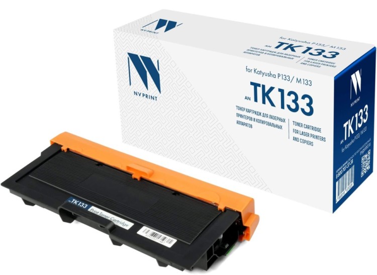 Картридж NV Print TK133 (NV-TK133) для Катюша P133/ M133, чёрный, увеличенный, 3000 стр. Картридж NV Print TK133 (NV-TK133) для Катюша P133/ M133, чёрный, увеличенный, 3000 стр.