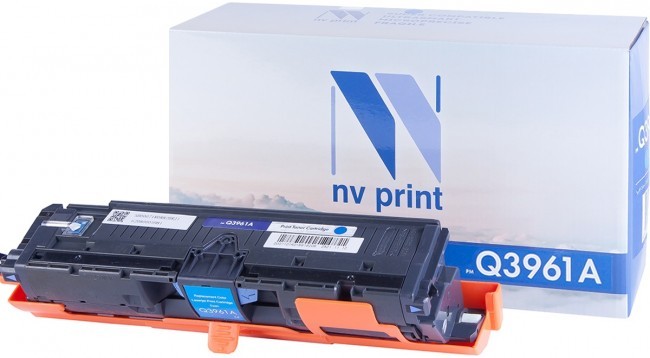Картридж NV Print Q3961A Голубой для принтеров HP LaserJet Color 2820/ 2840/ 2550L/ 2550Ln/ 2550n/ 3000/ 3000n/ 3000dn/ 3000dtn, 4000 страниц