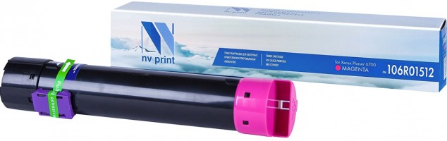 Картридж NV Print 106R01512 Пурпурный для принтеров Xerox Phaser 6700, 5000 страниц