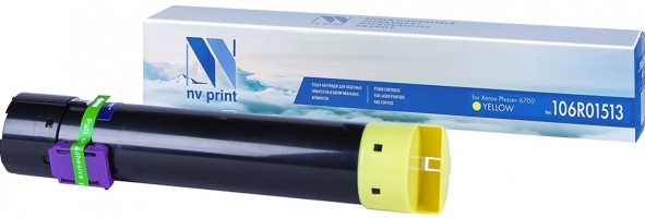 Картридж NV Print 106R01513 Желтый для принтеров Xerox Phaser 6700, 5000 страниц