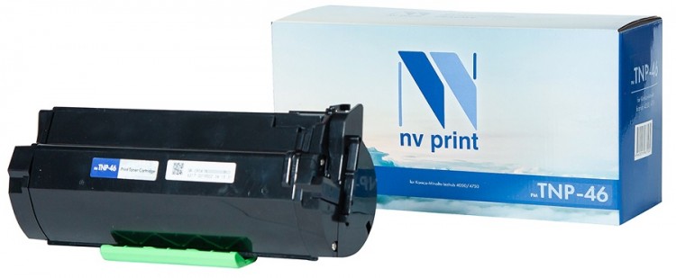 Тонер-Картридж NV Print TNP-46 для принтеров Konica-Minolta bizhub 4050/ 4750, 20000 страниц