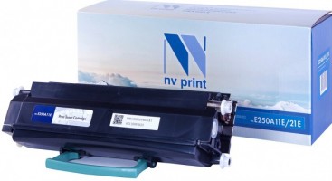 Картридж NV Print E250A11E/ 21E для принтеров Lexmark Optra E250d/ E250dn/ E350d/ E350dn/ E352dn, 3500 страниц