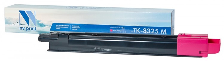 Тонер-Картридж NV Print TK-8325 Magenta для принтеров Kyocera Taskalfa-2551ci, 12000 страниц