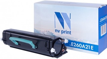 Картридж NV Print E260A21E для принтеров Lexmark Optra E260/ E260d/ E260dn/ E360/ E360d/ E360dn/ E460/ E460dn/ E460dw, 3500 страниц