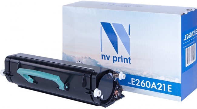 Картридж NV Print E260A21E для принтеров Lexmark Optra E260/ E260d/ E260dn/ E360/ E360d/ E360dn/ E460/ E460dn/ E460dw, 3500 страниц