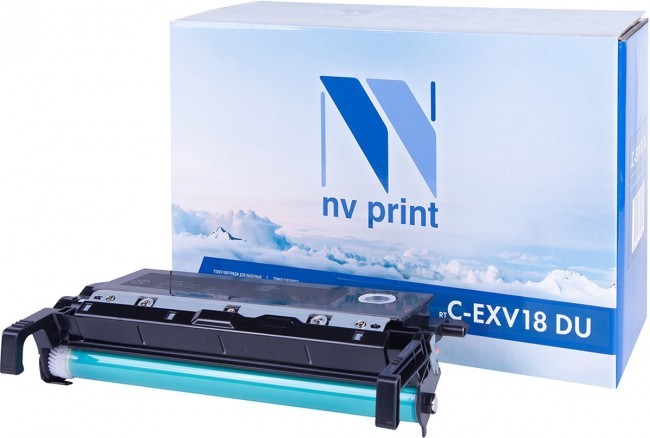 Барабан NV Print C-EXV18 DU для принтеров Canon iR1018/ iR1018J/ iR1020/ iR1020J/ iR1022/ iR1022F/ iR1022i/ iR1022iF/ iR1024A/ iR1024i/ iR1024iF, 26900 страниц